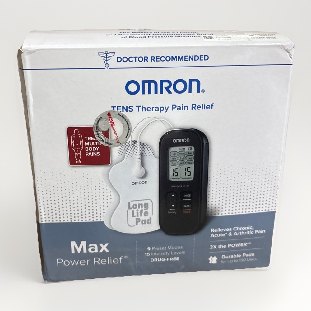 Omron PM500 Max-Power Relief TENS Therapy Pain Relief - Open Box!